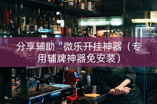 分享辅助“微乐开挂神器（专用辅牌神器免安装）