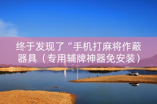 终于发现了“手机打麻将作蔽器具（专用辅牌神器免安装）