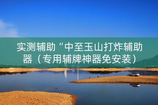 实测辅助“中至玉山打炸辅助器（专用辅牌神器免安装）