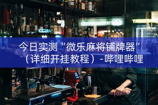 今日实测“微乐麻将铺牌器”（详细开挂教程）-哔哩哔哩