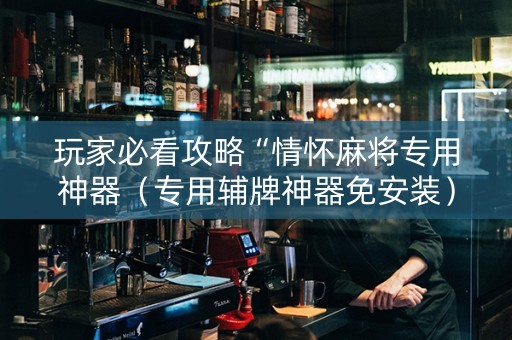 玩家必看攻略“情怀麻将专用神器（专用辅牌神器免安装）