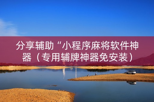 分享辅助“小程序麻将软件神器（专用辅牌神器免安装）
