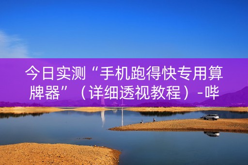 今日实测“手机跑得快专用算牌器”（详细透视教程）-哔哩哔哩