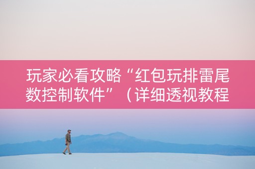 玩家必看攻略“红包玩排雷尾数控制软件”（详细透视教程）-哔哩哔哩