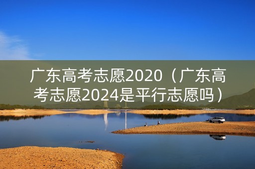 广东高考志愿2020（广东高考志愿2024是平行志愿吗）