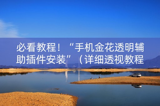 必看教程！“手机金花透明辅助插件安装”（详细透视教程）-哔哩哔哩