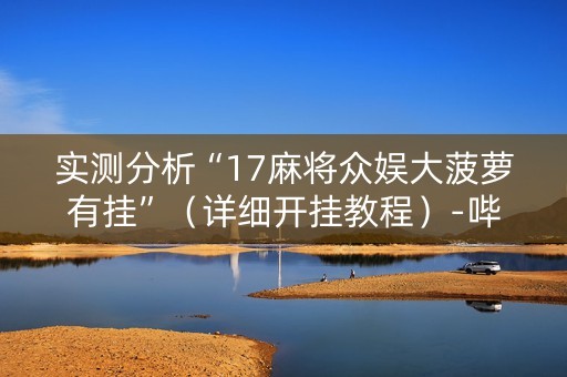 实测分析“17麻将众娱大菠萝有挂”（详细开挂教程）-哔哩哔哩