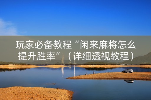 玩家必备教程“闲来麻将怎么提升胜率”（详细透视教程）-哔哩哔哩