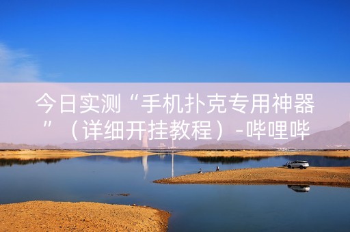 今日实测“手机扑克专用神器”（详细开挂教程）-哔哩哔哩
