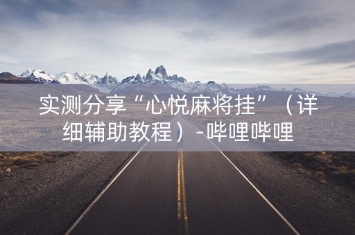 实测分享“心悦麻将挂”（详细辅助教程）-哔哩哔哩