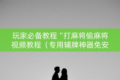 玩家必备教程“打麻将偷麻将视频教程（专用辅牌神器免安装）