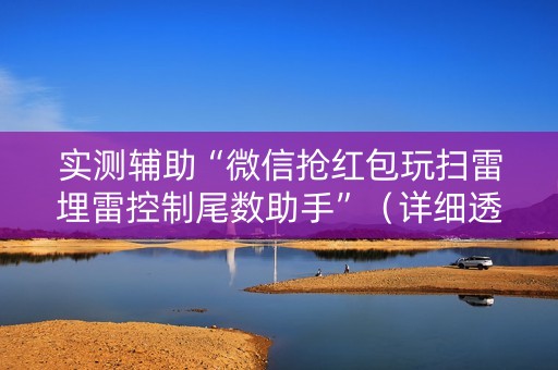 实测辅助“微信抢红包玩扫雷埋雷控制尾数助手”（详细透视教程）-哔哩哔哩