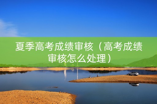夏季高考成绩审核（高考成绩审核怎么处理）