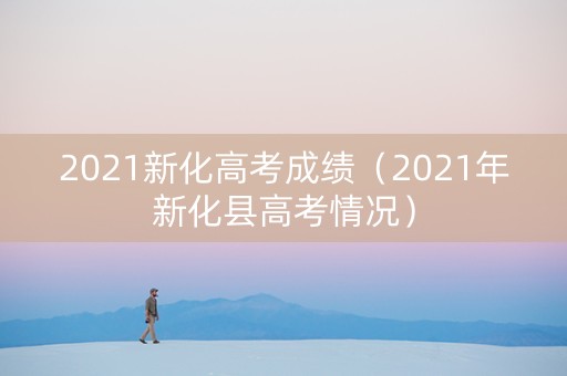 2021新化高考成绩（2021年新化县高考情况）