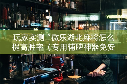玩家实测“微乐湖北麻将怎么提高胜率（专用辅牌神器免安装）
