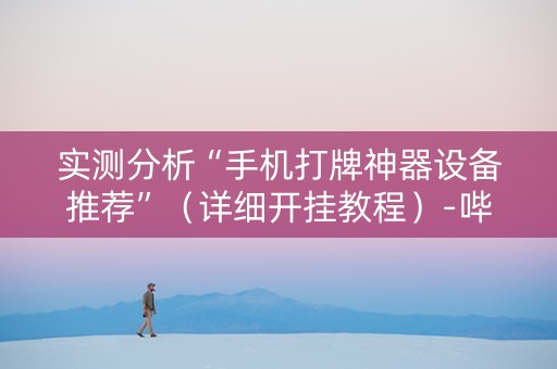 实测分析“手机打牌神器设备推荐”（详细开挂教程）-哔哩哔哩