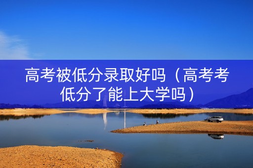 高考被低分录取好吗（高考考低分了能上大学吗）