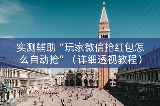 实测辅助“玩家微信抢红包怎么自动抢”（详细透视教程）-哔哩哔哩
