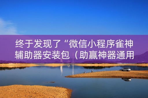 终于发现了“微信小程序雀神辅助器安装包（助赢神器通用版）