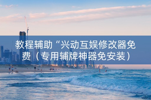 教程辅助“兴动互娱修改器免费（专用辅牌神器免安装）