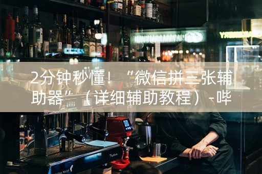 2分钟秒懂！“微信拼三张辅助器”（详细辅助教程）-哔哩哔哩