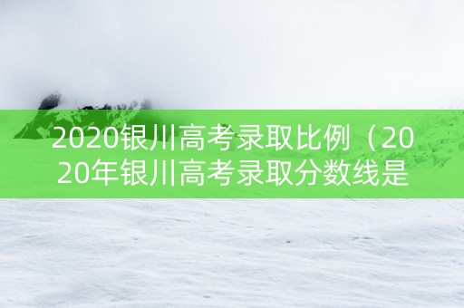 2020银川高考录取比例（2020年银川高考录取分数线是多少）