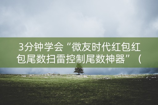 3分钟学会“微友时代红包红包尾数扫雷控制尾数神器”（详细透视教程）-哔哩哔哩