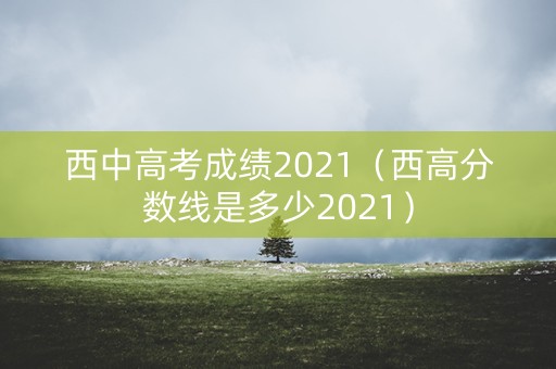 西中高考成绩2021（西高分数线是多少2021）