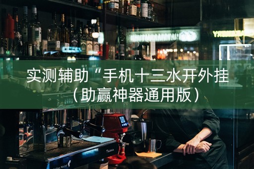 实测辅助“手机十三水开外挂（助赢神器通用版）