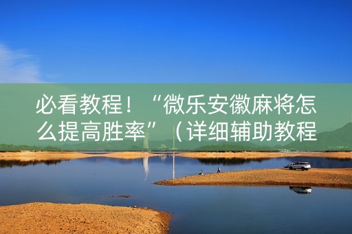 必看教程！“微乐安徽麻将怎么提高胜率”（详细辅助教程）-哔哩哔哩