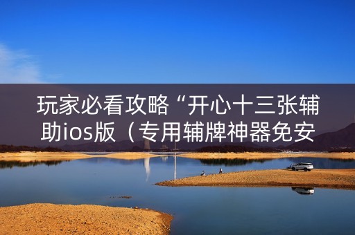 玩家必看攻略“开心十三张辅助ios版（专用辅牌神器免安装）