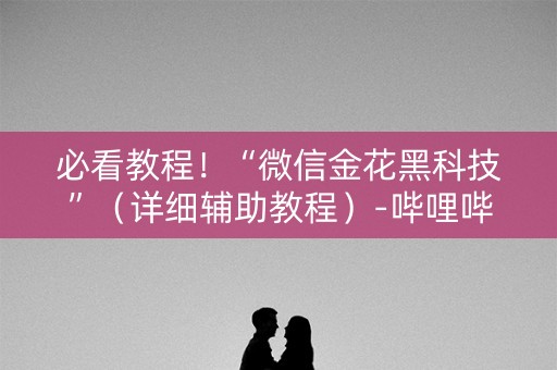 必看教程！“微信金花黑科技”（详细辅助教程）-哔哩哔哩