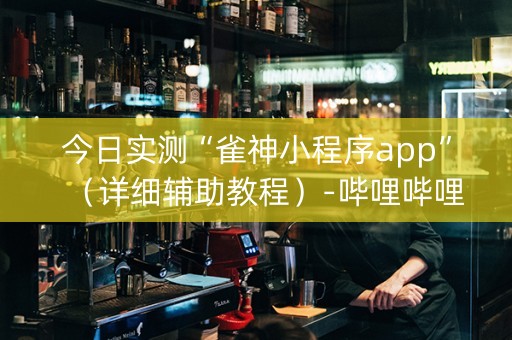 今日实测“雀神小程序app”（详细辅助教程）-哔哩哔哩