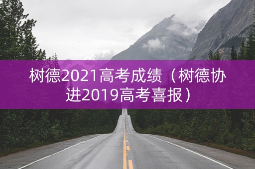 树德2021高考成绩（树德协进2019高考喜报）