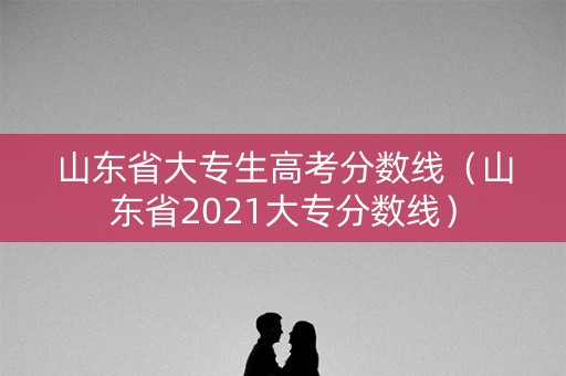 山东省大专生高考分数线（山东省2021大专分数线）