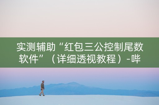 实测辅助“红包三公控制尾数软件”（详细透视教程）-哔哩哔哩