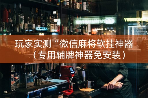 玩家实测“微信麻将软挂神器（专用辅牌神器免安装）