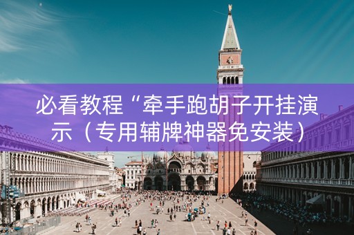 必看教程“牵手跑胡子开挂演示（专用辅牌神器免安装）