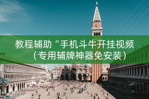 教程辅助“手机斗牛开挂视频（专用辅牌神器免安装）