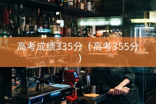 高考成绩335分（高考355分）