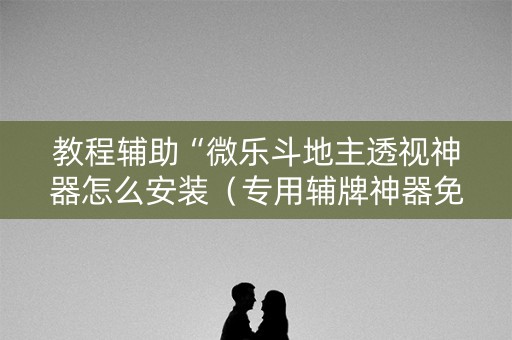教程辅助“微乐斗地主透视神器怎么安装（专用辅牌神器免安装）