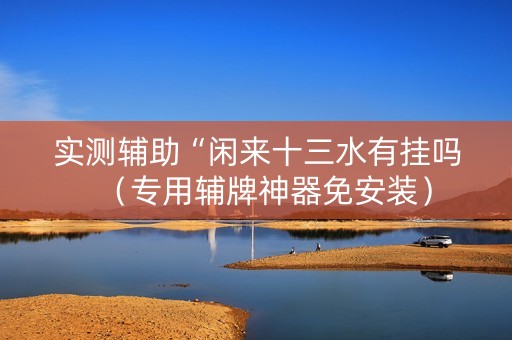 实测辅助“闲来十三水有挂吗（专用辅牌神器免安装）