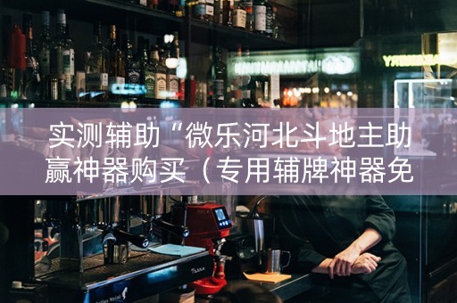 实测辅助“微乐河北斗地主助赢神器购买（专用辅牌神器免安装）