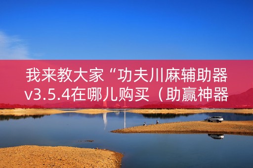 我来教大家“功夫川麻辅助器v3.5.4在哪儿购买（助赢神器通用版）