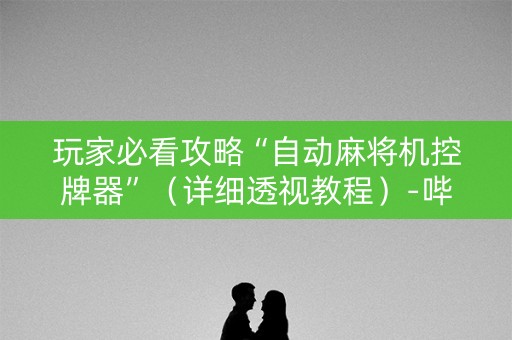 玩家必看攻略“自动麻将机控牌器”（详细透视教程）-哔哩哔哩
