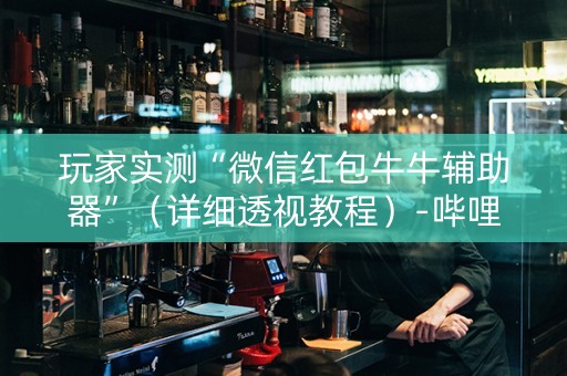 玩家实测“微信红包牛牛辅助器”（详细透视教程）-哔哩哔哩