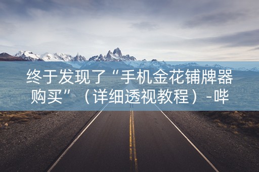 终于发现了“手机金花铺牌器购买”（详细透视教程）-哔哩哔哩