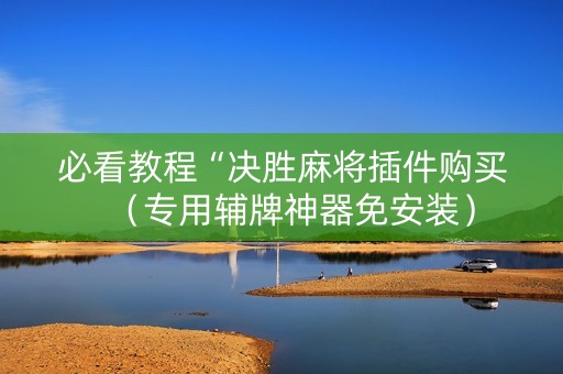 必看教程“决胜麻将插件购买（专用辅牌神器免安装）
