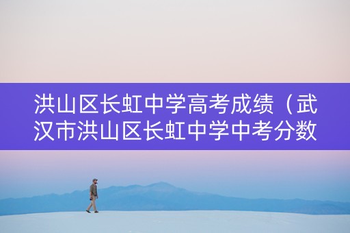 洪山区长虹中学高考成绩（武汉市洪山区长虹中学中考分数线）