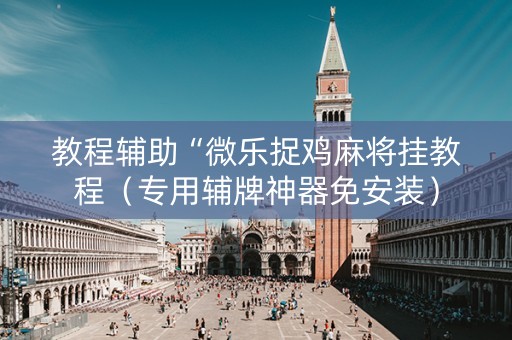 教程辅助“微乐捉鸡麻将挂教程（专用辅牌神器免安装）